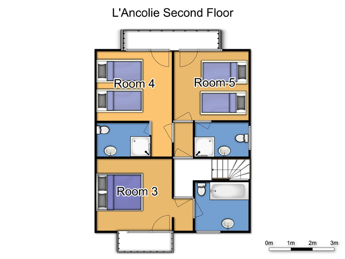 Chalet L’Ancolie Meribel Floor Plan 1